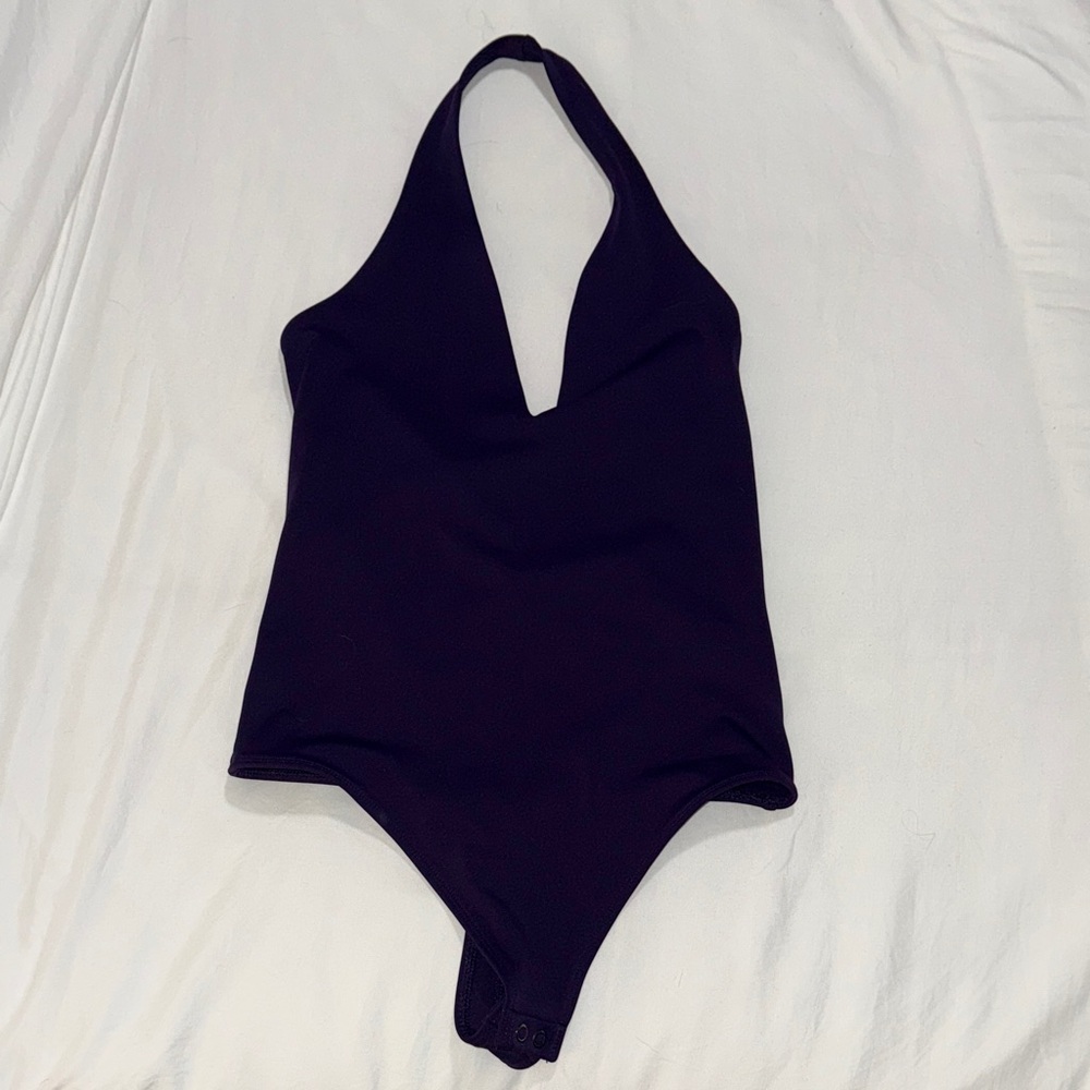 Express Purple Body Contour Top